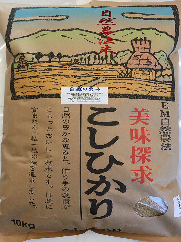 特別栽培米自然の恵みコシヒカリ10kg食用玄米