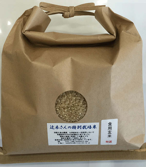 辻本さんの特別栽培減農薬栽培米コシヒカリ